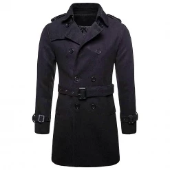 Men's Formal Coat Store Sky Madrid Double-Breasted Long Coat Men's Apparels 10 Men's Formal Coat Store Sky Madrid Double-Breasted Long Coat Men's Apparels