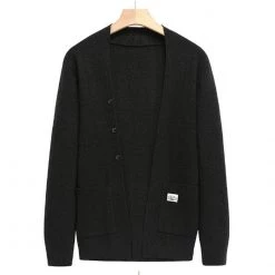 LANGBEEYAR Official Store North Royal Oversized Pocket Cardigan