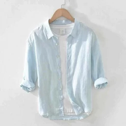 China Cloth North Royal Bilbao Linen Shirt