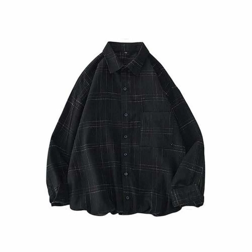 Chinese Bao's Industrial Co. Ltd. Men's Apparels North Royal Oversized Plaid Shirt 5 Chinese Bao's Industrial Co. Ltd. Men's Apparels North Royal Oversized Plaid Shirt