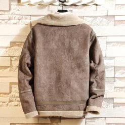 Top-Factory-Official-Flagship- Store Hagen Vegan Leather Jacket Men's Apparels