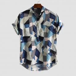 Womail Funland Store Saint Morris Tulum Camp Shirt Men's Apparels