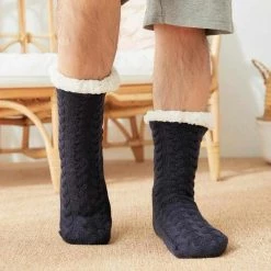 Boutiqueyo Store North Royal Thermal Plush Non-Slip Socks
