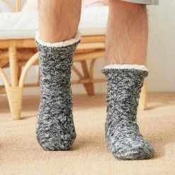 Boutiqueyo Store North Royal Thermal Plush Non-Slip Socks