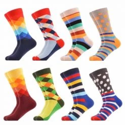Sanzetti Factory Store Assorted Crew Socks (8 Pairs)
