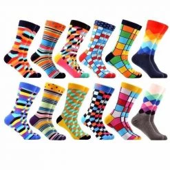 Sanzetti Official Store Sky Madrid Assorted Colorful Socks Men's Apparels