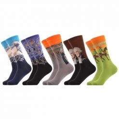 Sanzetti Factory Store Combed Happy Socks (5 Pairs)