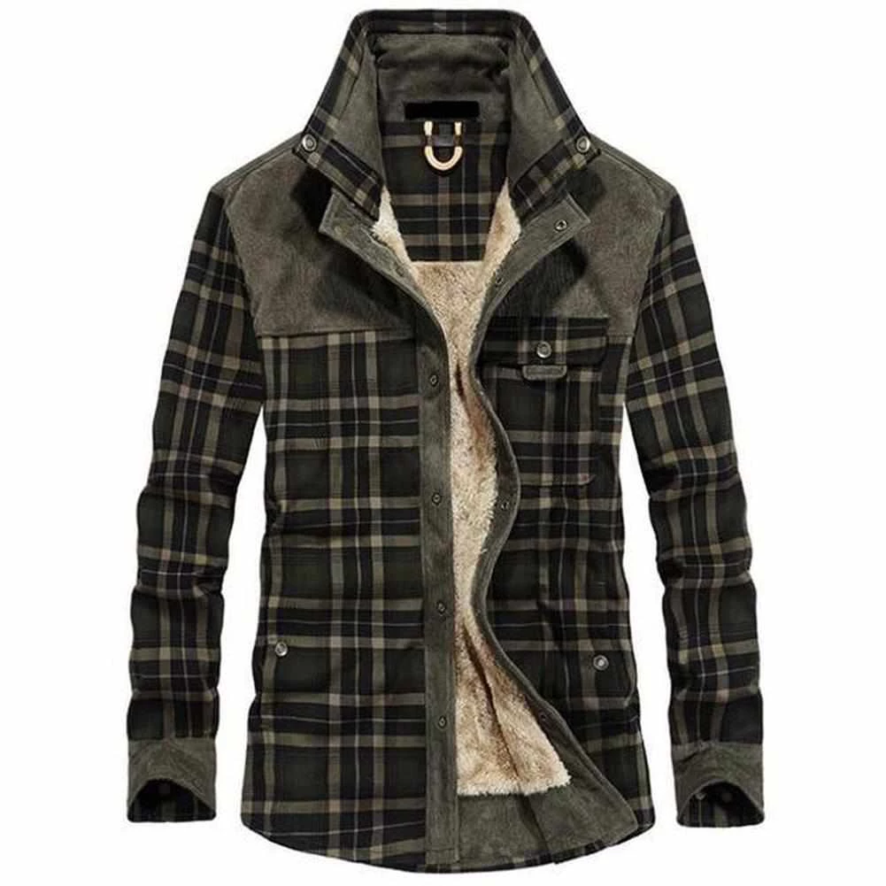 Shancoco Store Men's Apparels Parker Plaid Jacket 6 Shancoco Store Men's Apparels Parker Plaid Jacket