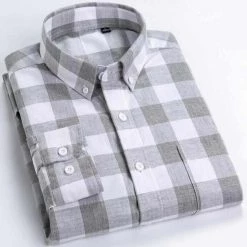 BOLEEBIRD Aliexpress Store Men's Apparels North Royal Bern Plaid Shirt