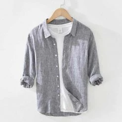 China Cloth North Royal Bilbao Linen Shirt