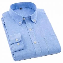 AOLIWEN Official Store Sky Madrid Napoli Button-Down Shirt Men's Apparels