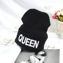 ZUEEBAG Store Sky Madrid King & Queen Knitted Beanie Men's Apparels