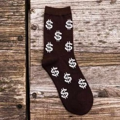 Dropshipping Done Store Men's Apparels Saint Morris Dollar Sign Crew Socks