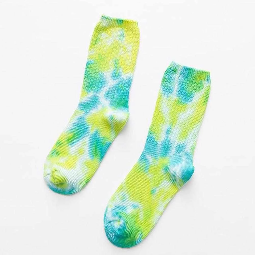 Funny Man Socks Store Men's Apparels Sky Madrid Tie-Dye Crew Socks 4 Funny Man Socks Store Men's Apparels Sky Madrid Tie-Dye Crew Socks