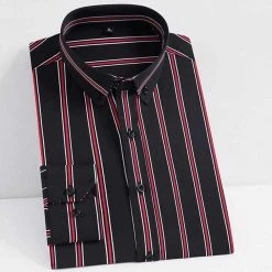 Donghuan Overseas Store Saint Morris Executive Striped Shirt Men's Apparels