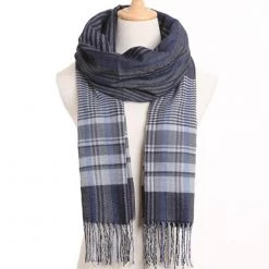 VIANOSI Official Store North Royal Cashmere Fringe Scarf Men's Apparels 7 VIANOSI Official Store North Royal Cashmere Fringe Scarf Men's Apparels