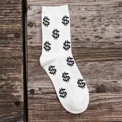 Dropshipping Done Store Men's Apparels Saint Morris Dollar Sign Crew Socks