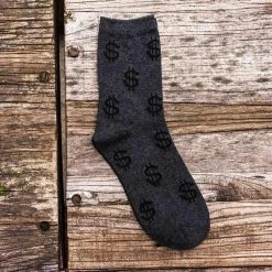 Dropshipping Done Store Men's Apparels Saint Morris Dollar Sign Crew Socks
