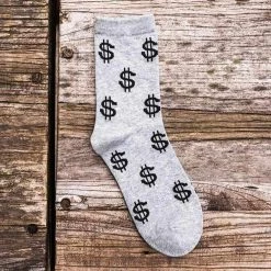 Dropshipping Done Store Men's Apparels Saint Morris Dollar Sign Crew Socks