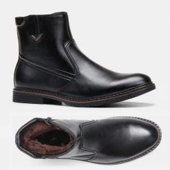 Shop1154122 Store Bonded Vegan Leather Boots Men's Apparels 12 Shop1154122 Store Bonded Vegan Leather Boots Men's Apparels