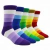 Funny Casual Socks Store Men's Apparels Sky Madrid Striped Cotton Socks 2 Funny Casual Socks Store Men's Apparels Sky Madrid Striped Cotton Socks