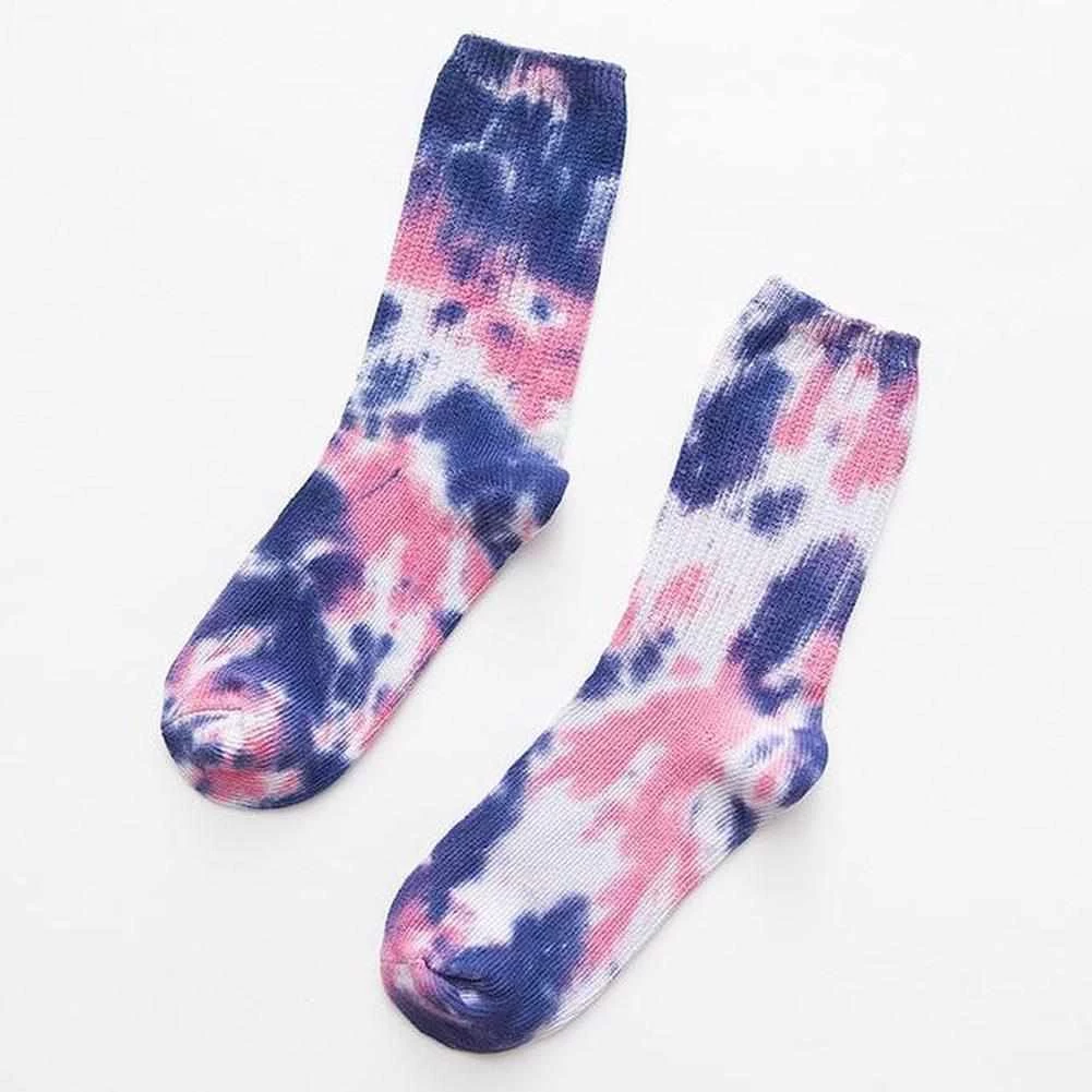 Funny Man Socks Store Men's Apparels Sky Madrid Tie-Dye Crew Socks 8 Funny Man Socks Store Men's Apparels Sky Madrid Tie-Dye Crew Socks