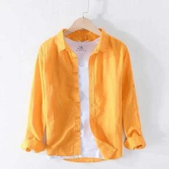 M Cotton Linen Store Sky Madrid Greetings From Paradise Shirt