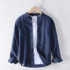 M Cotton Linen Store Men's Apparels North Royal Coconut Point Shirt