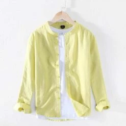 M Cotton Linen Store Men's Apparels North Royal Coconut Point Shirt