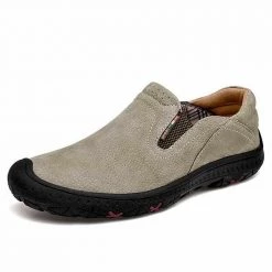 YILIUJIUBA Integrity Store Jersey Leather Slip-ons