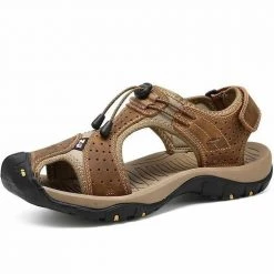 Cunge Store Saint Morris Leather Hiking Sandals
