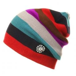Helisopus Official Store Sky Madrid Colorful Striped Beanie