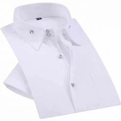 PAOLO SIRUM Official Store Sky Madrid Short Sleeve Button Down Shirt