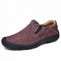 YILIUJIUBA Integrity Store Jersey Leather Slip-ons