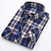 Q&L Factory Outlet Store Edison Plaid Shirt Men's Apparels