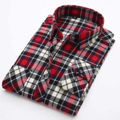 Q&L Factory Outlet Store Edison Plaid Shirt Men's Apparels 8 Q&L Factory Outlet Store Edison Plaid Shirt Men's Apparels