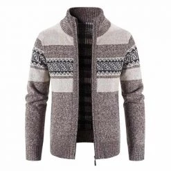 S-W-G Menswear Store Store North Royal Wool Zipper Cardigan Men's Apparels