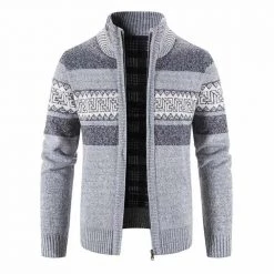 S-W-G Menswear Store Store North Royal Wool Zipper Cardigan Men's Apparels