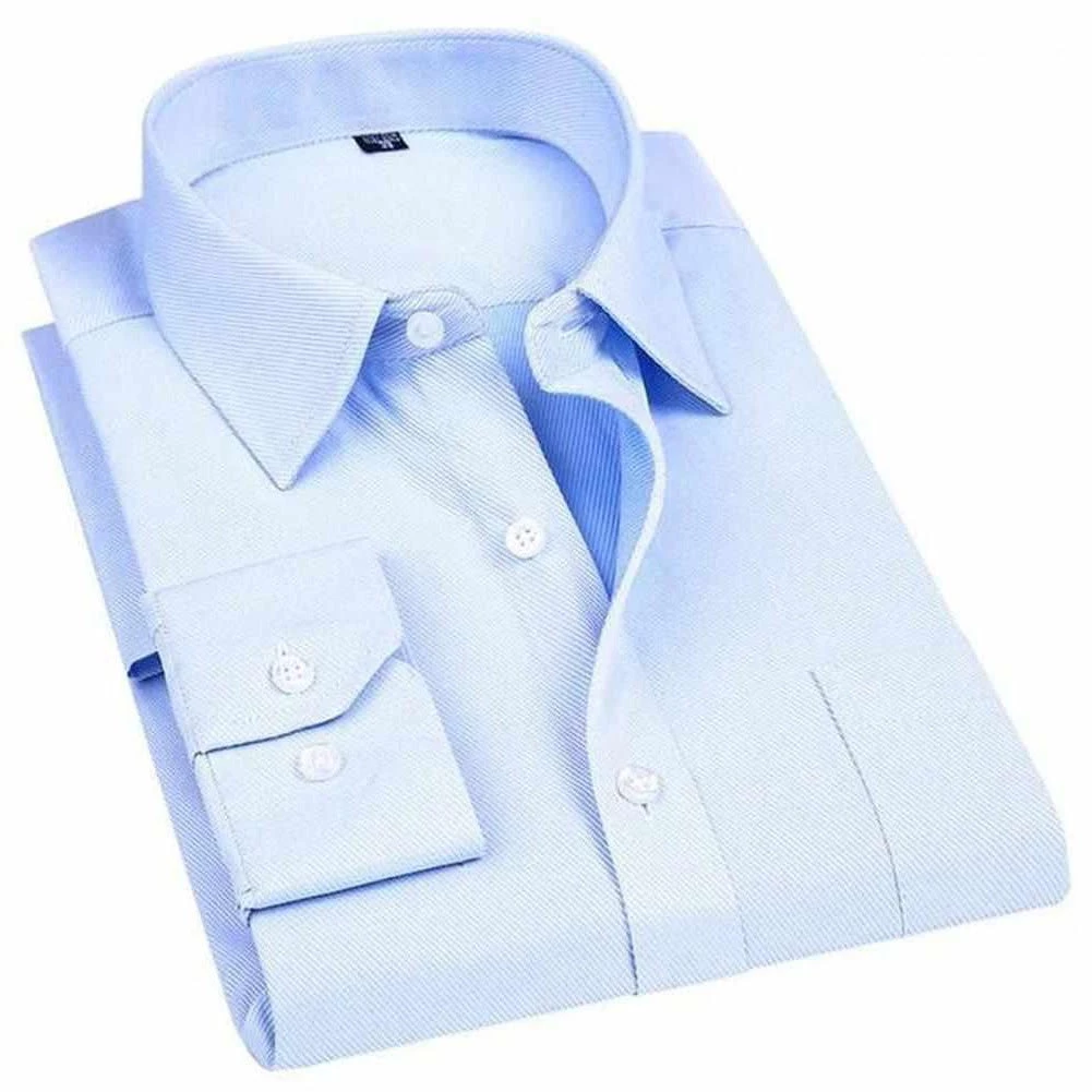 QISHA MEN SHIRT Store Men's Apparels Sky Madrid Executive Plaid Button-Up Shirt 3 QISHA MEN SHIRT Store Men's Apparels Sky Madrid Executive Plaid Button-Up Shirt