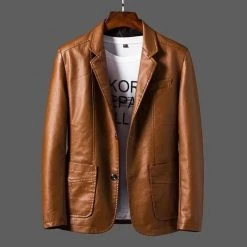 Aliexpress Men's Large Size's Store Sky Madrid Weekend Leather Jacket Men's Apparels