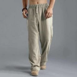 JDDTON Store Sky Madrid Bali Linen Pants Men's Apparels 14 JDDTON Store Sky Madrid Bali Linen Pants Men's Apparels