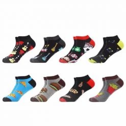 Sanzetti Official Store Men's Apparels Assorted Ankle Socks (8 Pairs)
