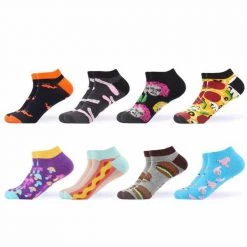 Sanzetti Official Store Men's Apparels Assorted Ankle Socks (8 Pairs)