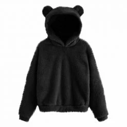 Silvia Store Women's Apparels North Royal Fluffy Ear Hoodie 8 Silvia Store Women's Apparels North Royal Fluffy Ear Hoodie