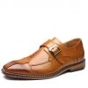 ROEGRE Footwear Store Men's Apparels Saint Morris Monk Strap Leather Shoes