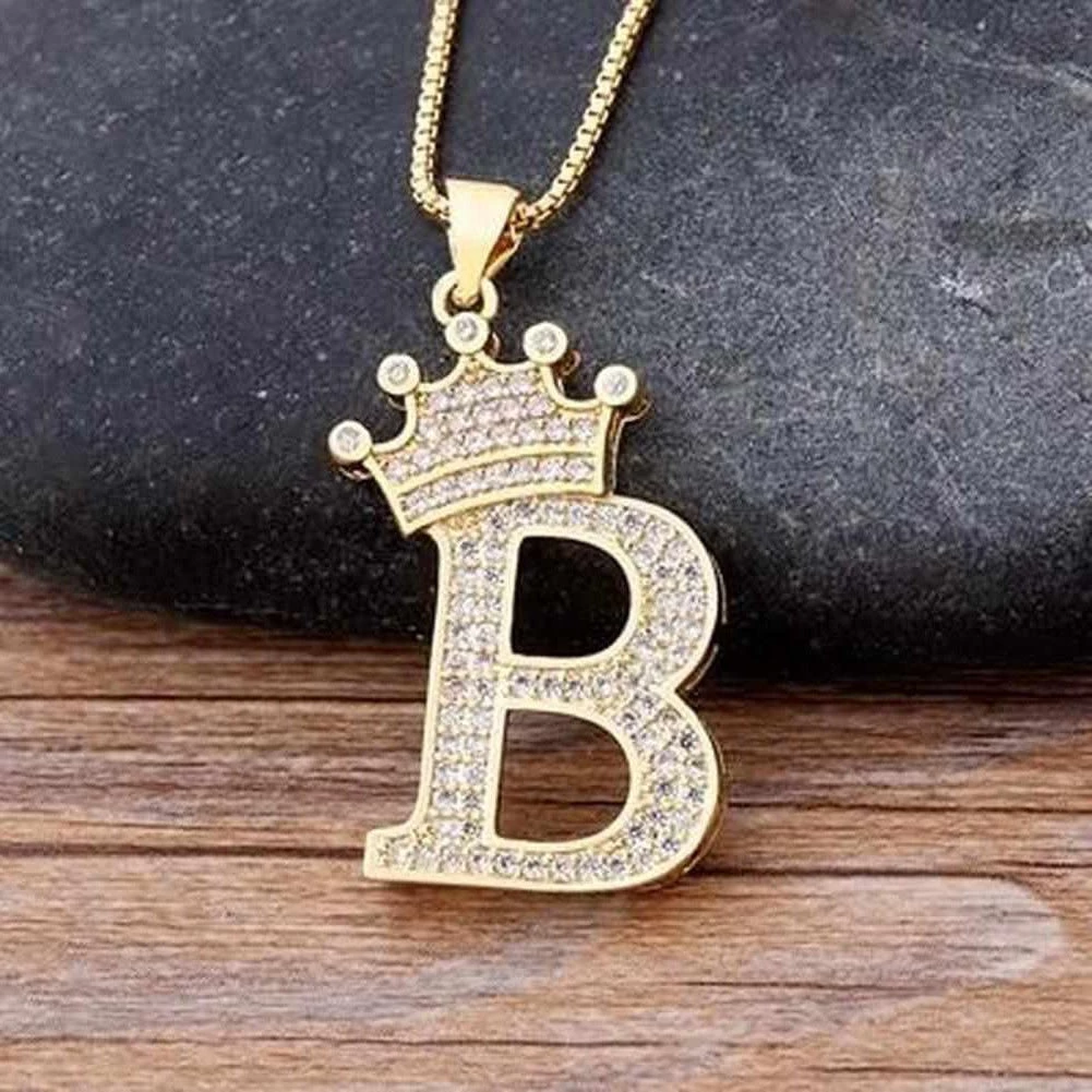 NIDIN Factory Online Store Saint Morris Royal Initial Necklace Men's Apparels 4 NIDIN Factory Online Store Saint Morris Royal Initial Necklace Men's Apparels