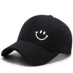 Marco Polo Co.,Ltd Sky Madrid Smiley Embroidered Baseball Cap