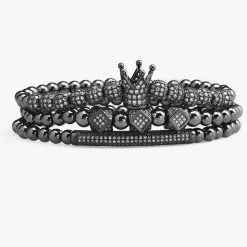ATTYIRENA Official Store Crown Beaded Bracelet Men's Apparels 11 ATTYIRENA Official Store Crown Beaded Bracelet Men's Apparels