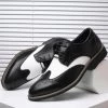 Misalwa Factory Store Men's Apparels Sky Madrid Leather Brogue Shoes 1 Misalwa Factory Store Men's Apparels Sky Madrid Leather Brogue Shoes