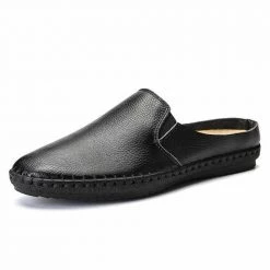 Merkmak Official Store Men's Apparels Aubrac Leather Slip-on